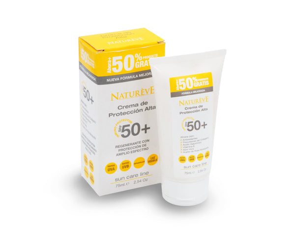 Natureve Crema Protección Alta SPF50+ 75 ml.
