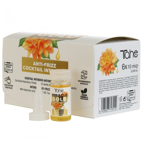 Tahe Miracle Gold Antifrizz Cocktail 6x10 ml.